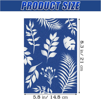 24-Sheet Cyanotype Sun Print Paper Kit with Acrylic Plate