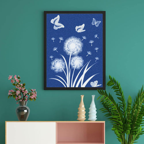 24-Sheet Cyanotype Sun Print Paper Kit with Acrylic Plate