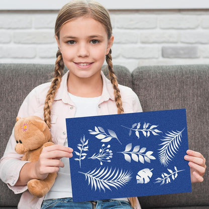 24-Sheet Cyanotype Sun Print Paper Kit with Acrylic Plate